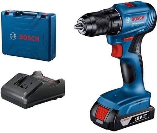 Bosch GSR 185-Li 18V 2Ah Single Cordless Drilling and Screwing Machine 06019K3001