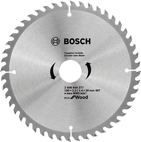 Bosch Circular Saw Blade Eco For Wood 190x30 mm 48 Teeth (10 Pieces) - 2608644614