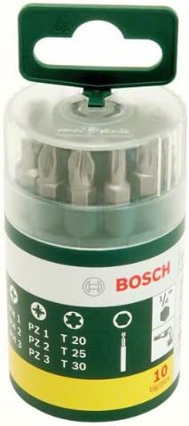 Bosch DIY 10-Piece Screwdriver Bit Set - 2607019452