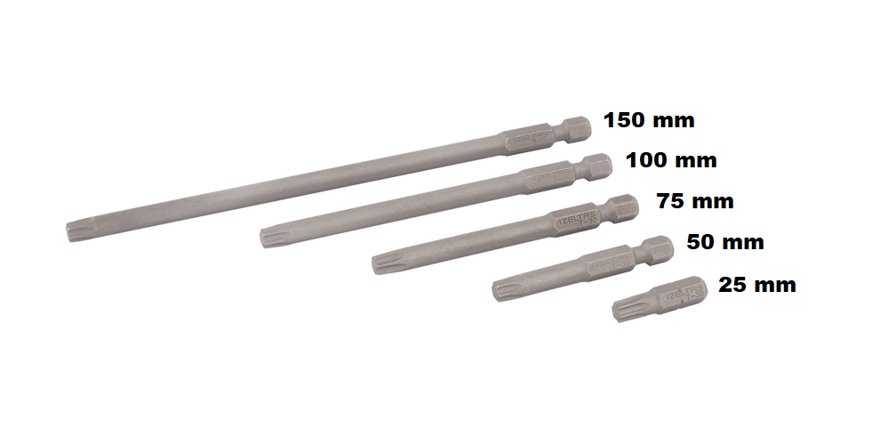 İzeltaş T 40 Uzun Torx Bits Uç (100mm) 4885211040