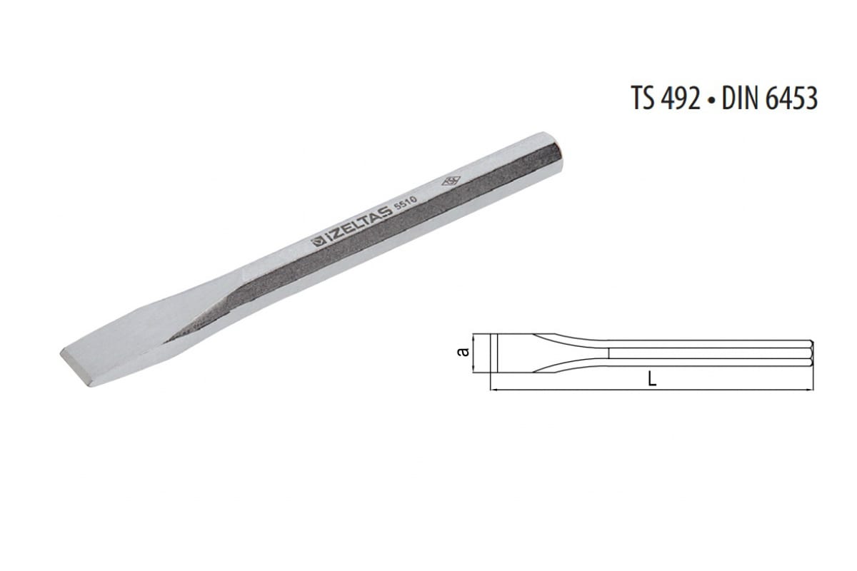 İzeltaş 125 Mm Leveling Salt Chisel Chrome 5510230125