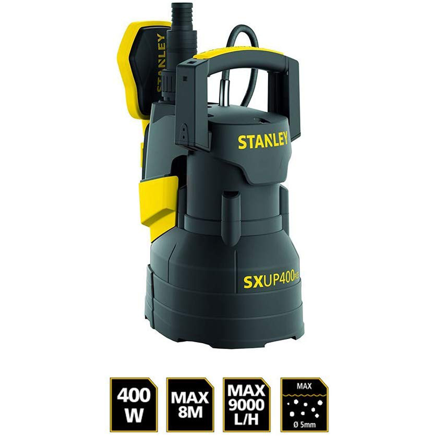 Stanley SXUP400PCE 400W Temiz Su Dalgıç Pompa