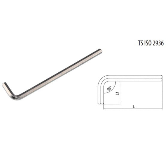 İzeltaş * 3.5 Mm Allen Key Long Size 4903220035