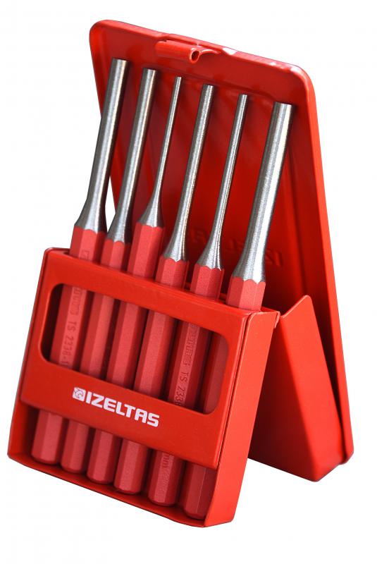 İzeltaş 6-Piece Flat Pin Staple Set Painted 5550001006