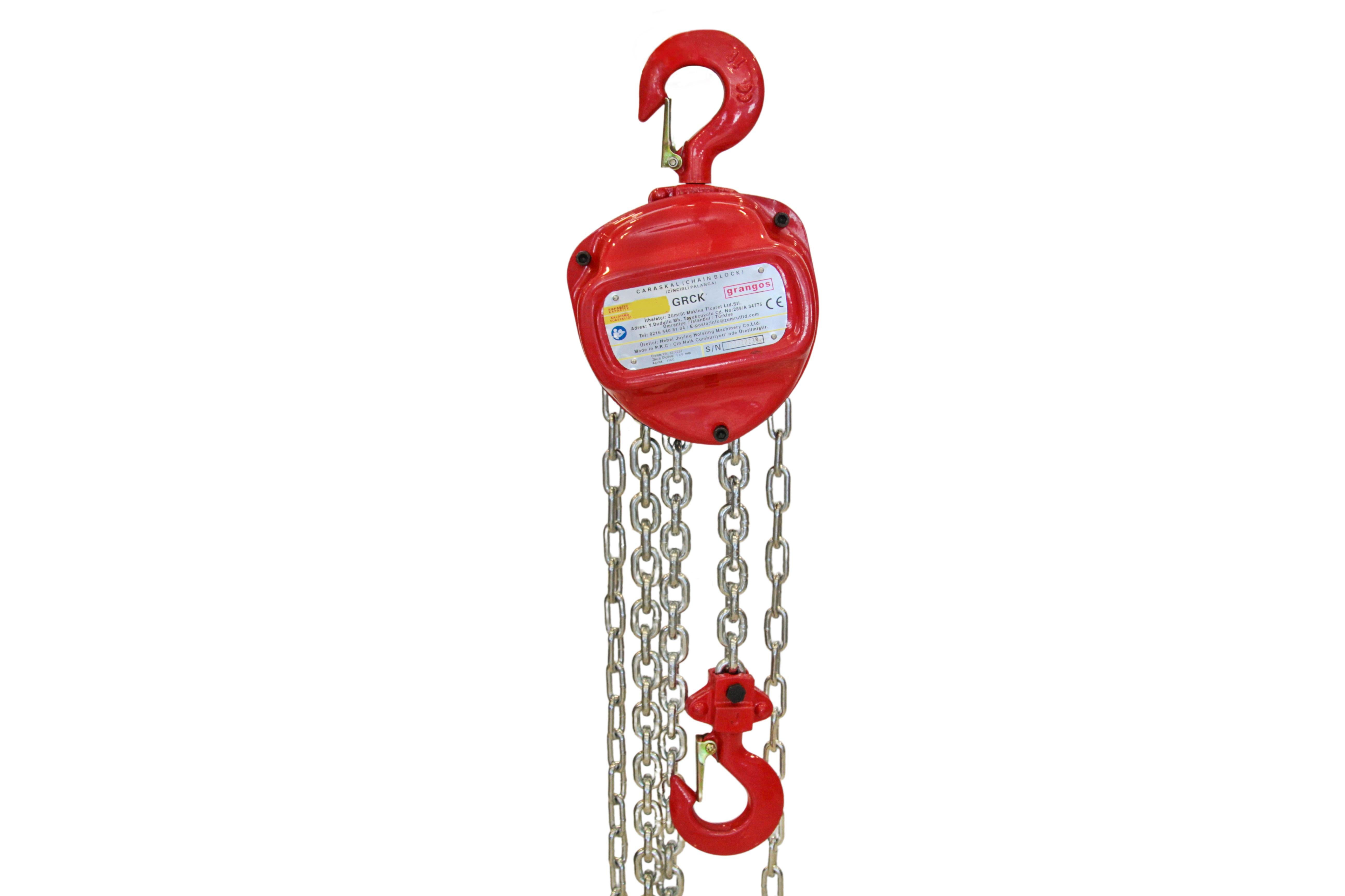 Grangos GRCK055 0.5 Ton 5 Meter Chain Hoist