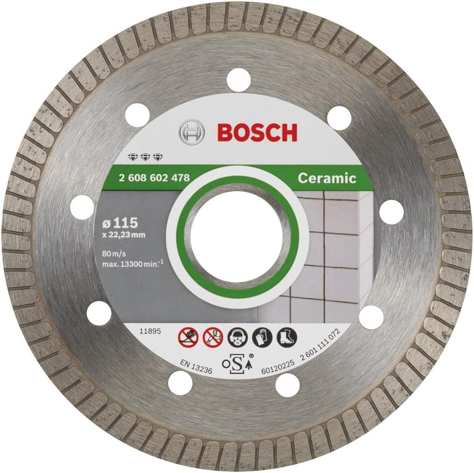 Bosch Best 115mm Extra Clean Turbo Ceramic Cutting Disc 2608602478