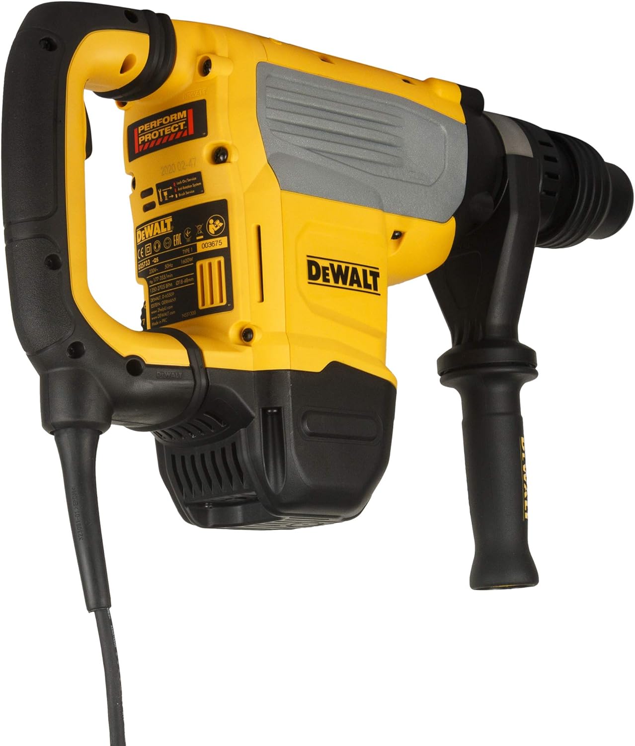 Dewalt D25733K 1400W 11J 8KG Sds-Max Hammer Drill