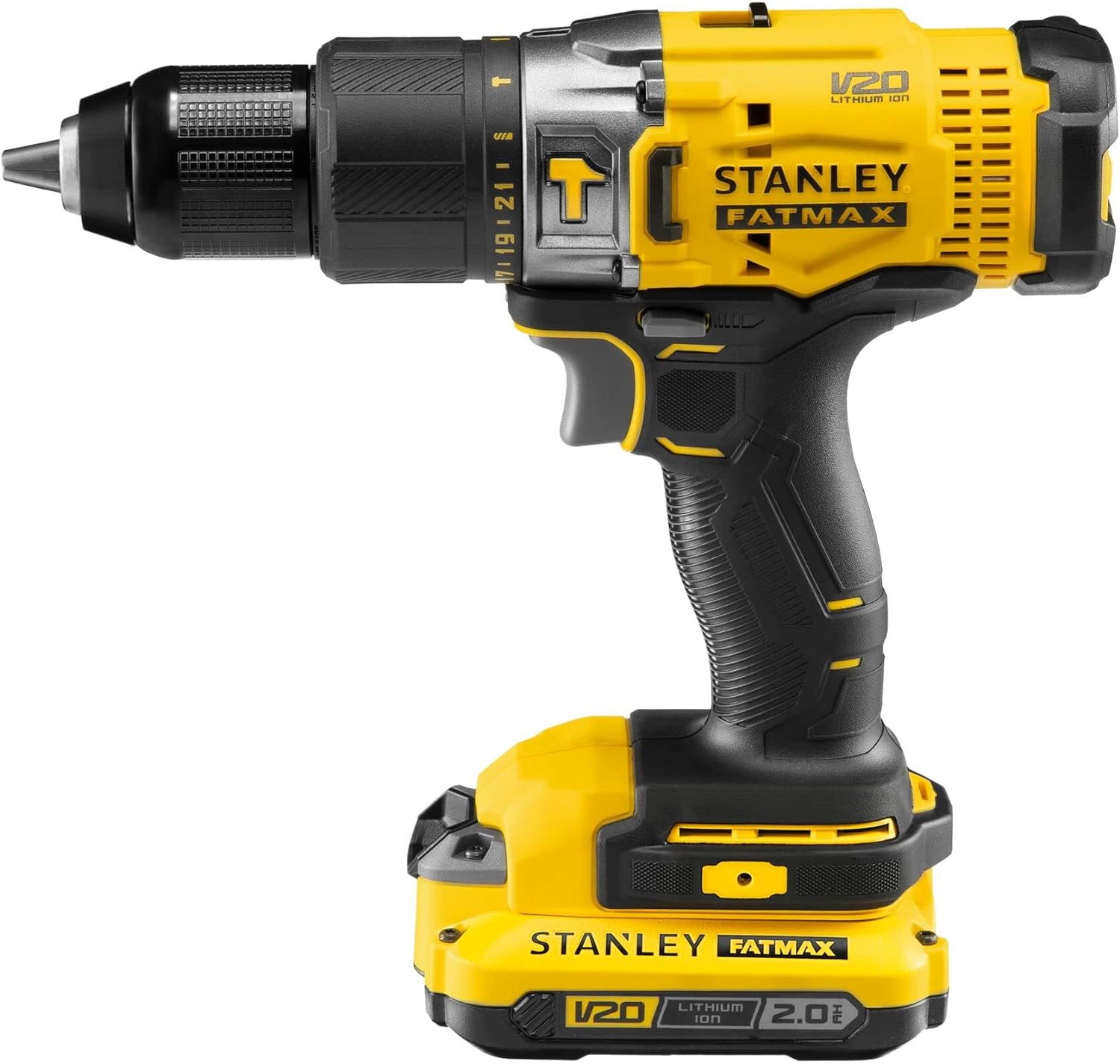 Stanley SCD718D2K 18V 2.0AH V20 Dual Cordless Hammer Drill