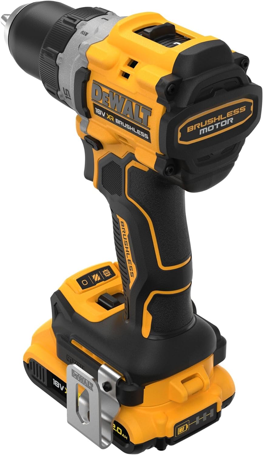 Dewalt Dcd805D2T 18V 2.0Ah Li-Ion Dual Battery Brushless Professional Hammer Drill