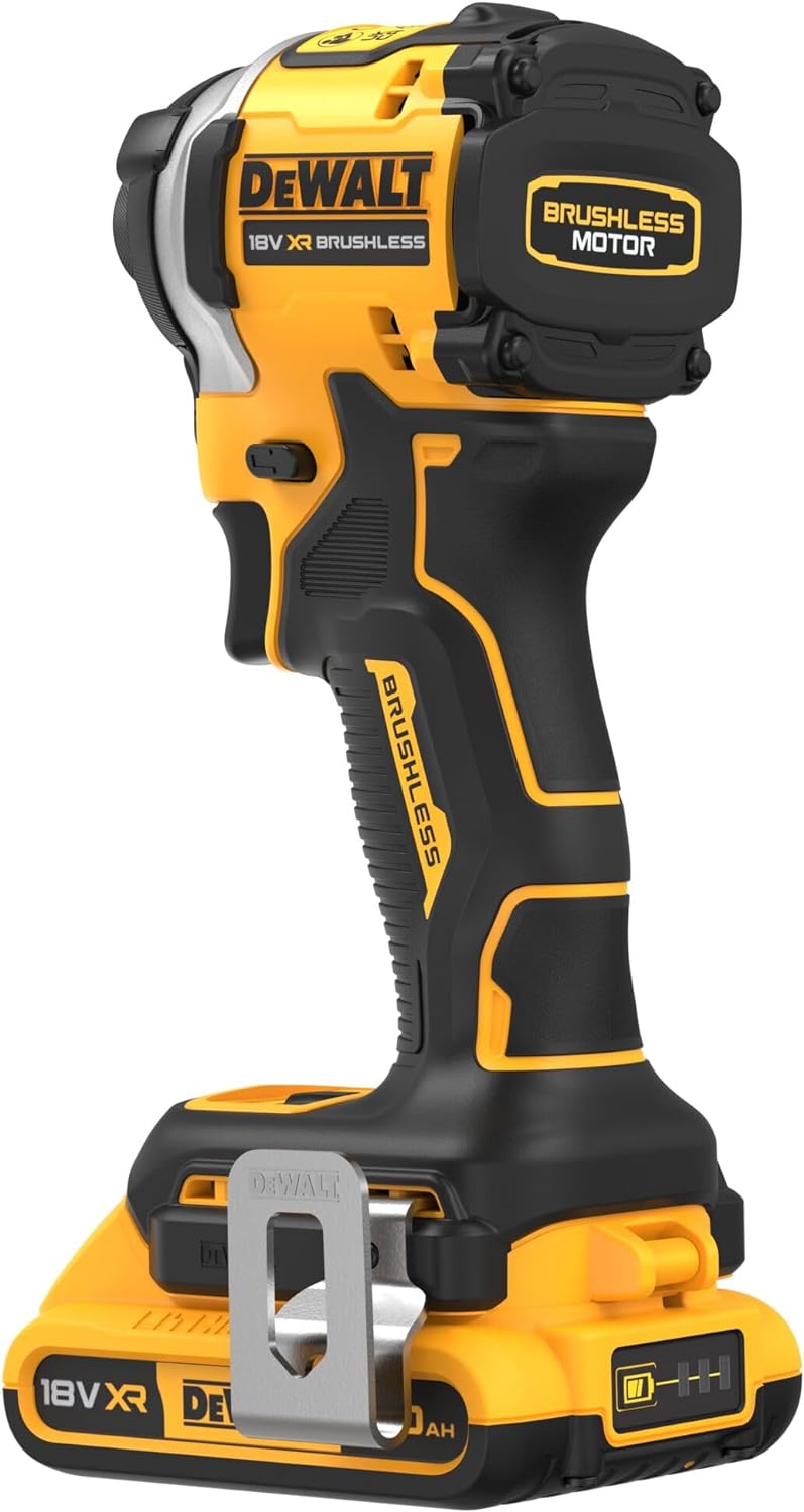 Dewalt DCF850D2T-QW 18v 2.0 Ah Li-Ion Dual Battery Professional Brushless Impact Torque Screwdriver for Screwing