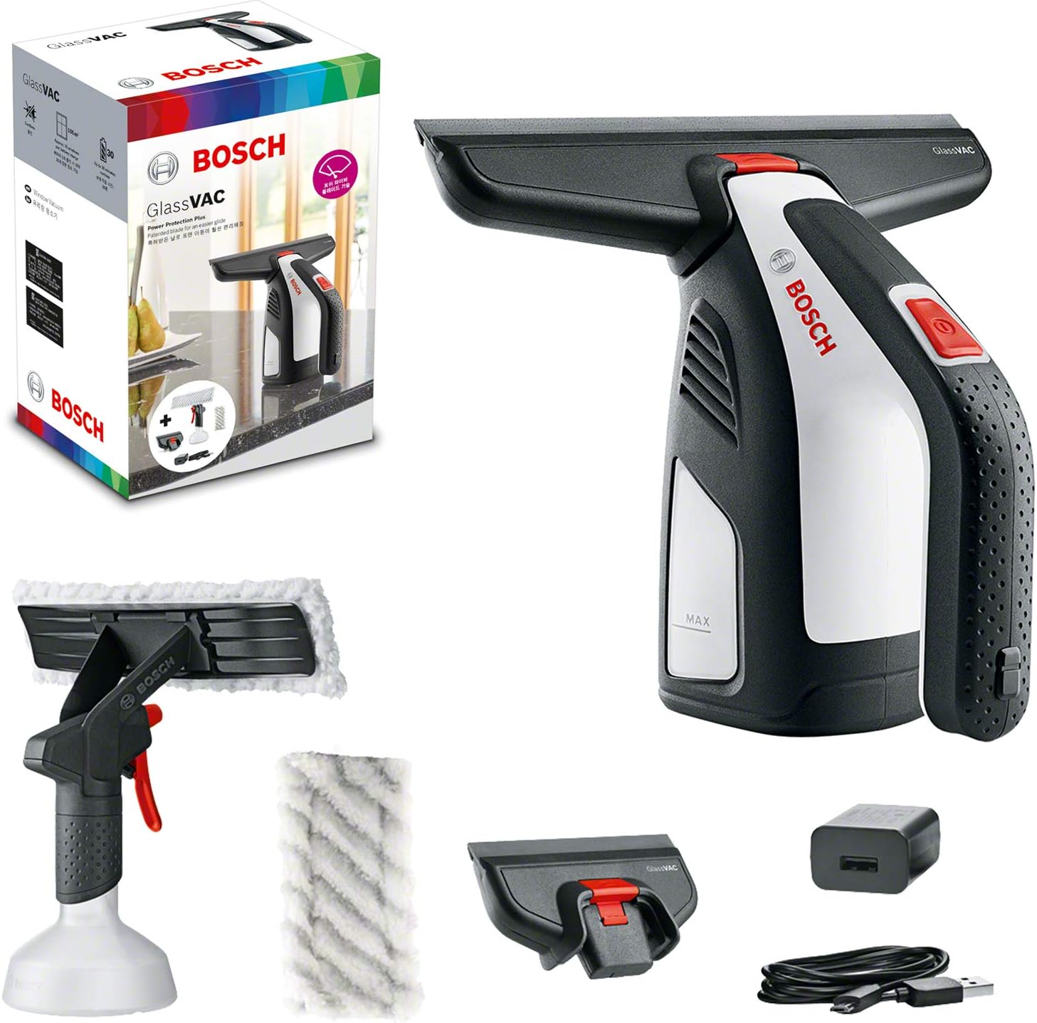 Bosch GlassVac Cordless Glass Cleaning Machine 06008B7000