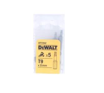 Dewalt Torx Bits TX 9 x 25 mm (5 Pieces) DT7252