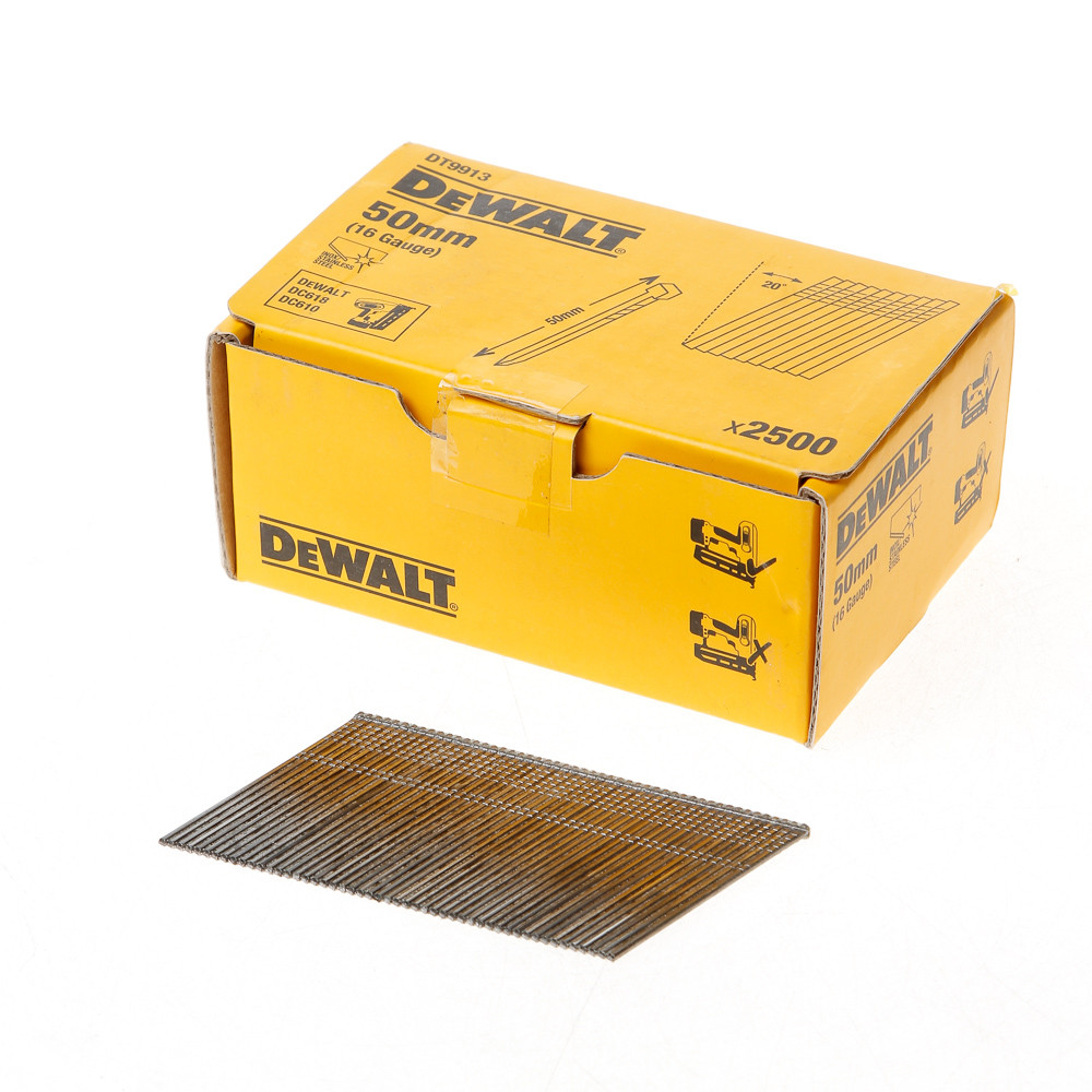 Dewalt 50mm Paslanmaz Çelik Köşeli Çivi Dewalt DT9913