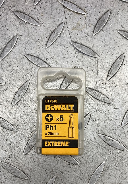 Dewalt Ph1 25mm Bits (5 Pieces) Dewalt DT7340