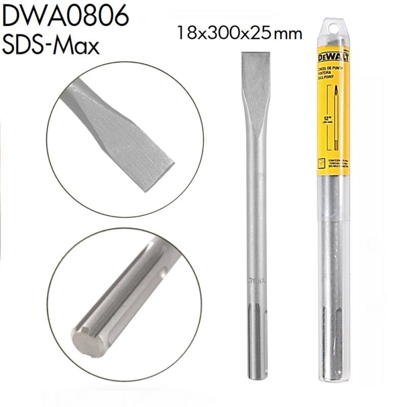 Dewalt 25x300mm SDS-Max Flat Chisel Bit DWA0806