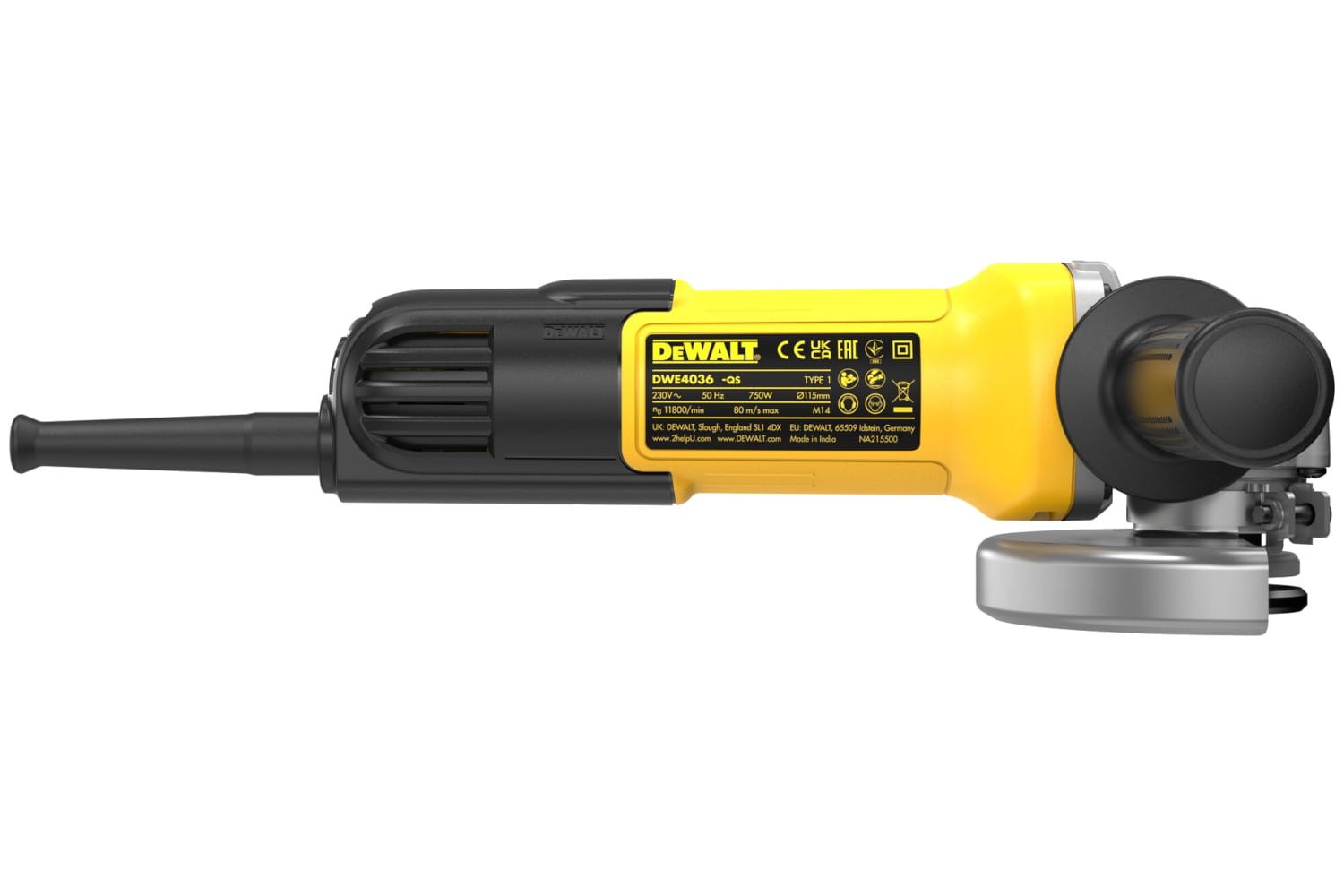 Dewalt DWE4036 750W 115 mm Angle Grinder