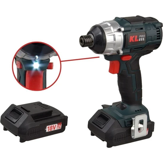 KL Pro 18v 2.0 Ah Rechargeable Impact Driver Brushless KLDV18B-20