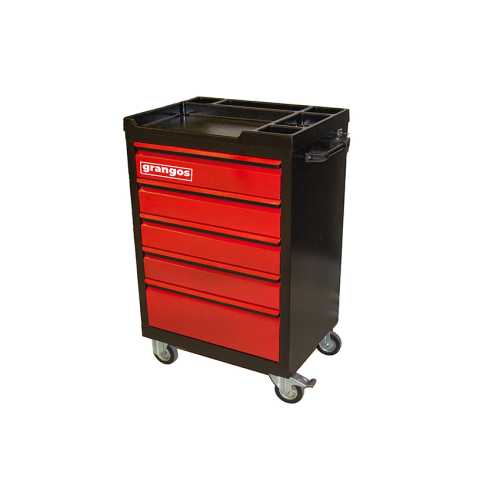 Grangos GRTA09 5 Drawer Tool Trolley