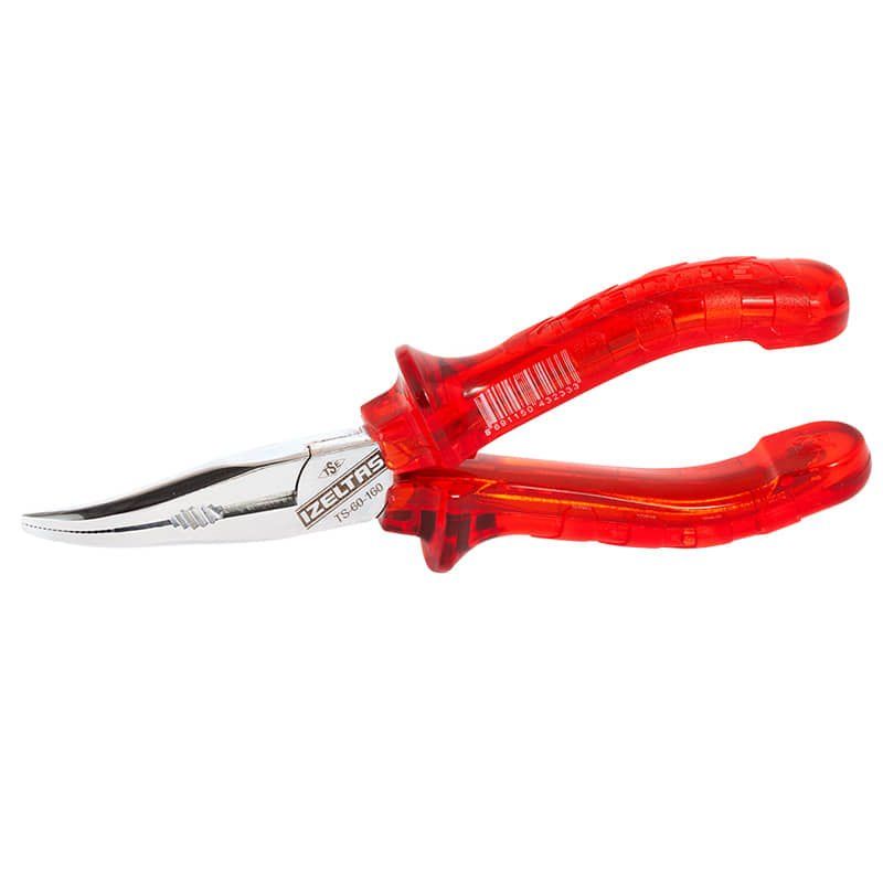 İzeltaş 200 Mm Long Nose Pliers Curved End Kraft 3225133200