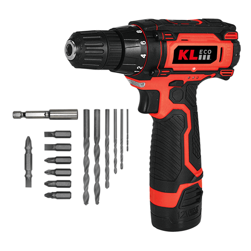 KL Eco Ke2213Nm 12V 1.3 Ah Rechargeable Non-Impact Drill Single Battery