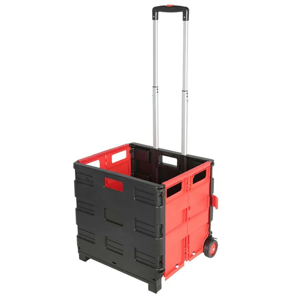 Kangaroo KNG002 Folding Crate Type Shopping And Basket Trolley Kangaroo