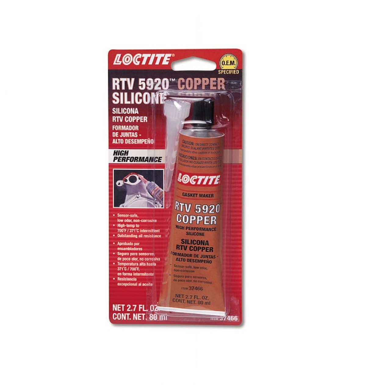 Loctite SI 5920 80 ml Copper Silicone Gasket L491984