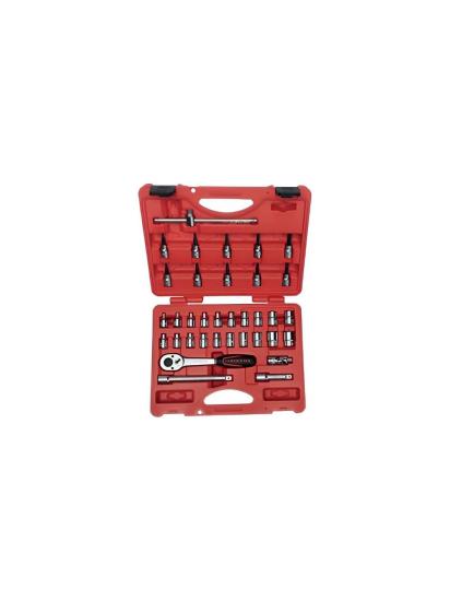 İzeltaş 14000005135 3/8 Hexagon Socket Wrench And Allen Box Set 35 Pieces