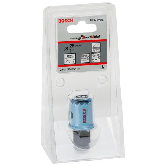 Bosch 2.608.584.784 Special Serisi Metal Ve Inox Malzemeler için Delik Açma Testeresi (Panç) 25 mm