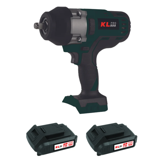 KL Pro KLSS18BHX-20 18v 2.0 Ah 800 Nm Cordless Impact Wrench/Lower Brushless