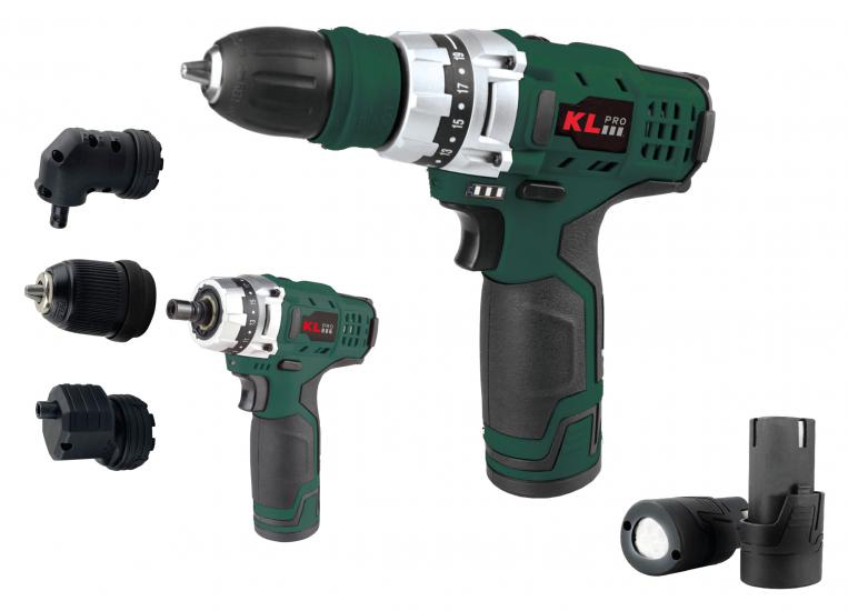 KL PRO KLNM1020S 10.8 Volt / 2.0Ah Li-ion Dual Cordless Screwdriver