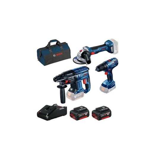 Bosch GBH 180 + GSR 180 + GWS 180 Set (3’lü)