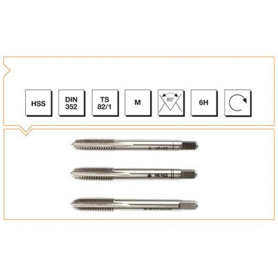 Machine Tool B00100040500 Hss DIN 352 Normal Screw 3-Piece Tool Guide M5