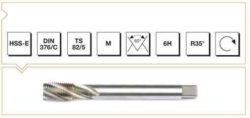 Machine Tool B00105790265 M24 Hss-E DIN 376/C Metric Normal Screw Helical Slot Machine Guide