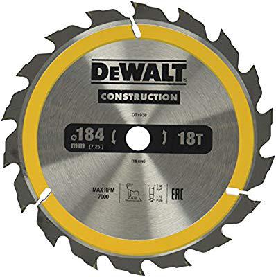 Dewalt DT1938 Daire Testere Bıçağı 184/16 mm 18DİŞ (DWE560 İÇİN)