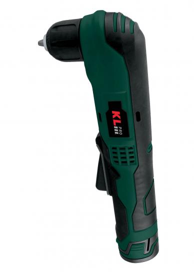 KL PRO KLDAM1020 10,8Volt/2.0Ah Li-Ion Dual Cordless Professional Right Angle Drill