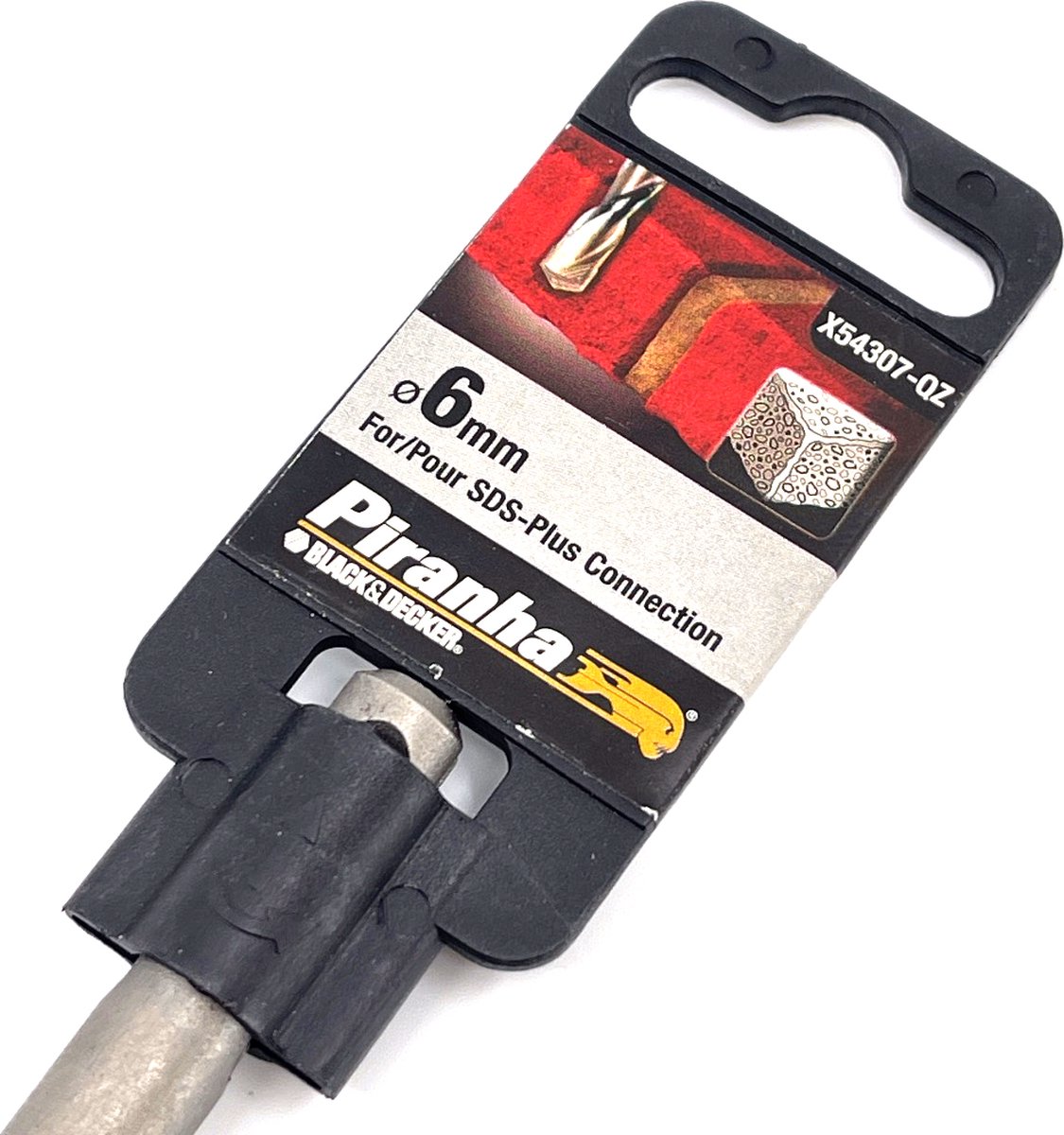 Black & Decker X54307-Qz Sds-Plus Drill Bit 6mmX210mm