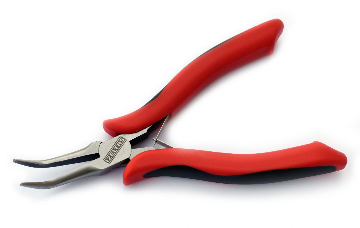 İzeltaş 3556140150 Electronician Pointed Curved Nose Pliers