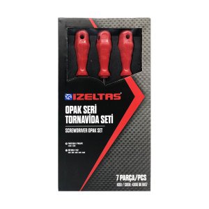 İzeltaş 4300008107 Opaque Series Screwdriver Set 7 Pieces