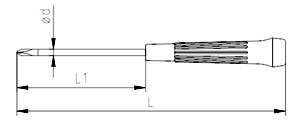 İzeltaş 4520180480 Electronics Type (Terminal) Phillips Terminal Screwdriver 4x80