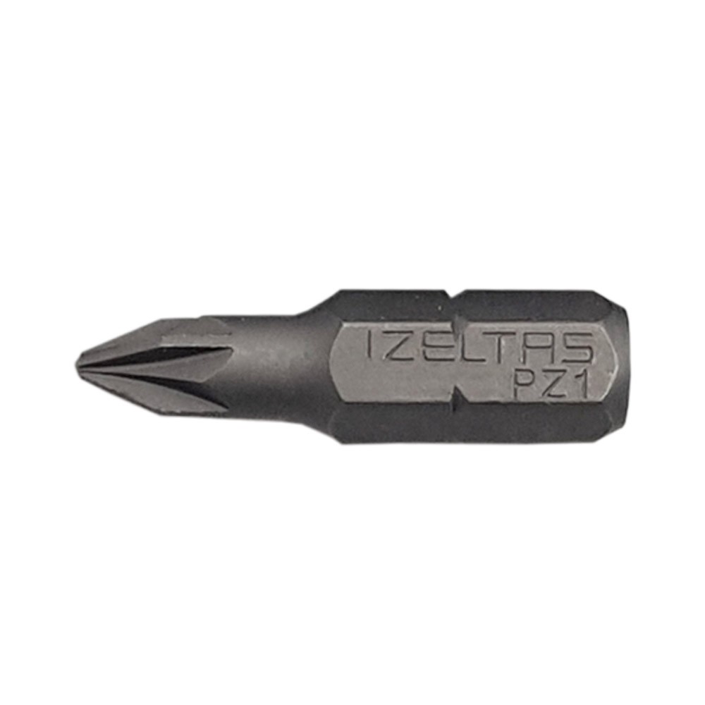 İzeltaş 4825210001 Pozidriv Star End Bits, Gray, 25mm