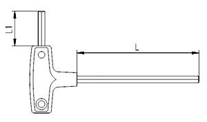 İzeltaş 4920 22 0025 2.5mm T Type Allen Key