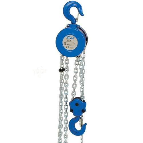 Atlas ATCY33 Hoist HS Round 3 Ton capacity, 3m