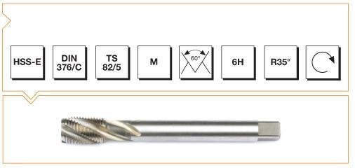 Machine Tool B00105790260 M14 Hss-E DIN 376/C Metric Normal Screw Helical Slot Machine Guide