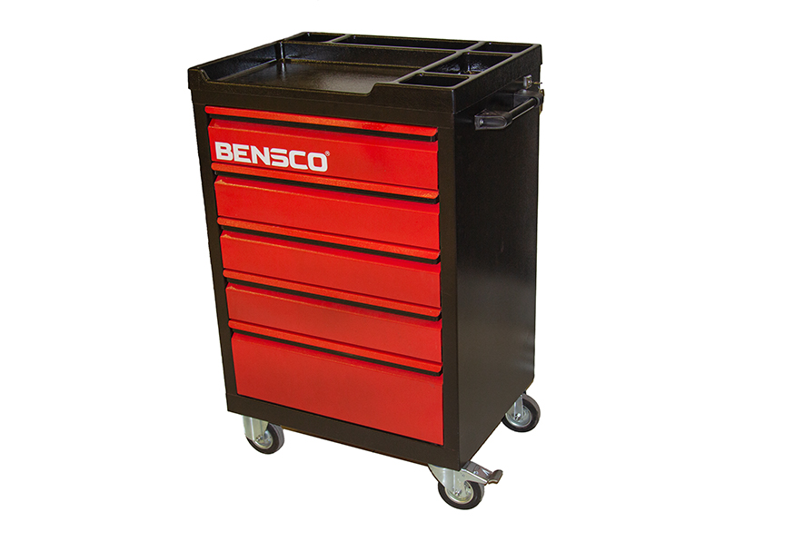 Bensco BSTA09 Telescopic 5-Drawer Professional Tool Trolley