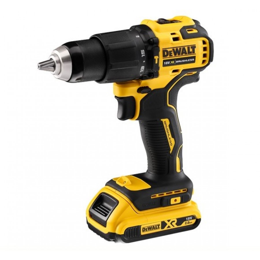 Dewalt DCD709D2T-QW 18/2.0Ah Li-ion Compact Brushless Cordless Impact Driver