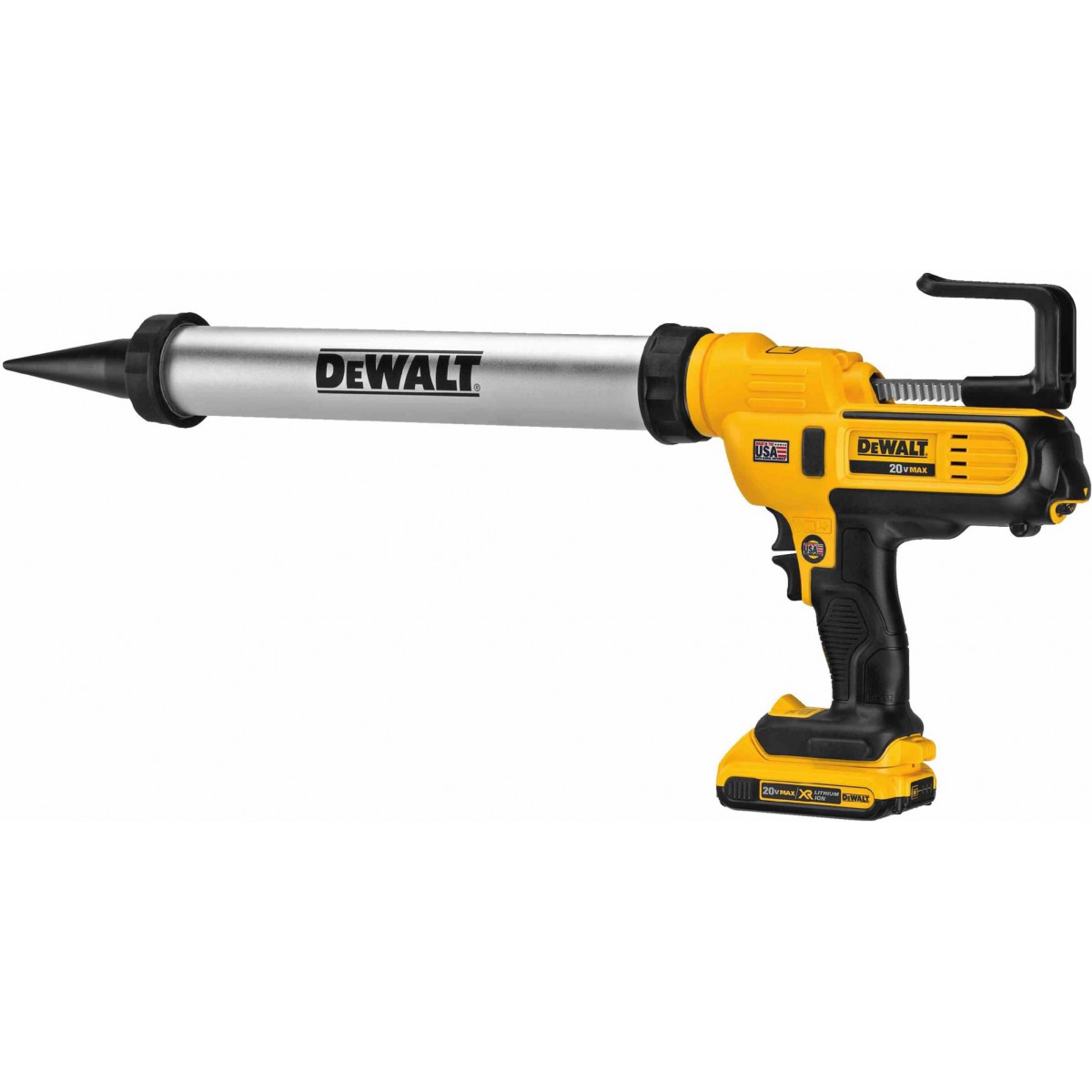 Dewalt DCE580D1 18Volt/2.0Ah Li-Ion Silicone Gun with Professional Cartridge