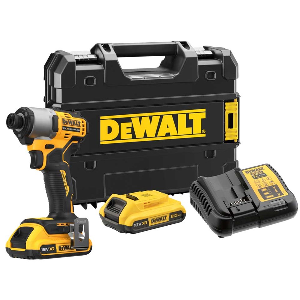 Dewalt DCF840D2T 18V 2.0AH Li-ion Compact Brushless Dual Cordless Impact Screwdriver