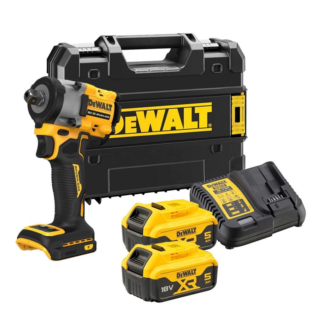 Dewalt DCF922P2T 18V 5.0AH Li-ion Brushless Dual Cordless Impact Wrench