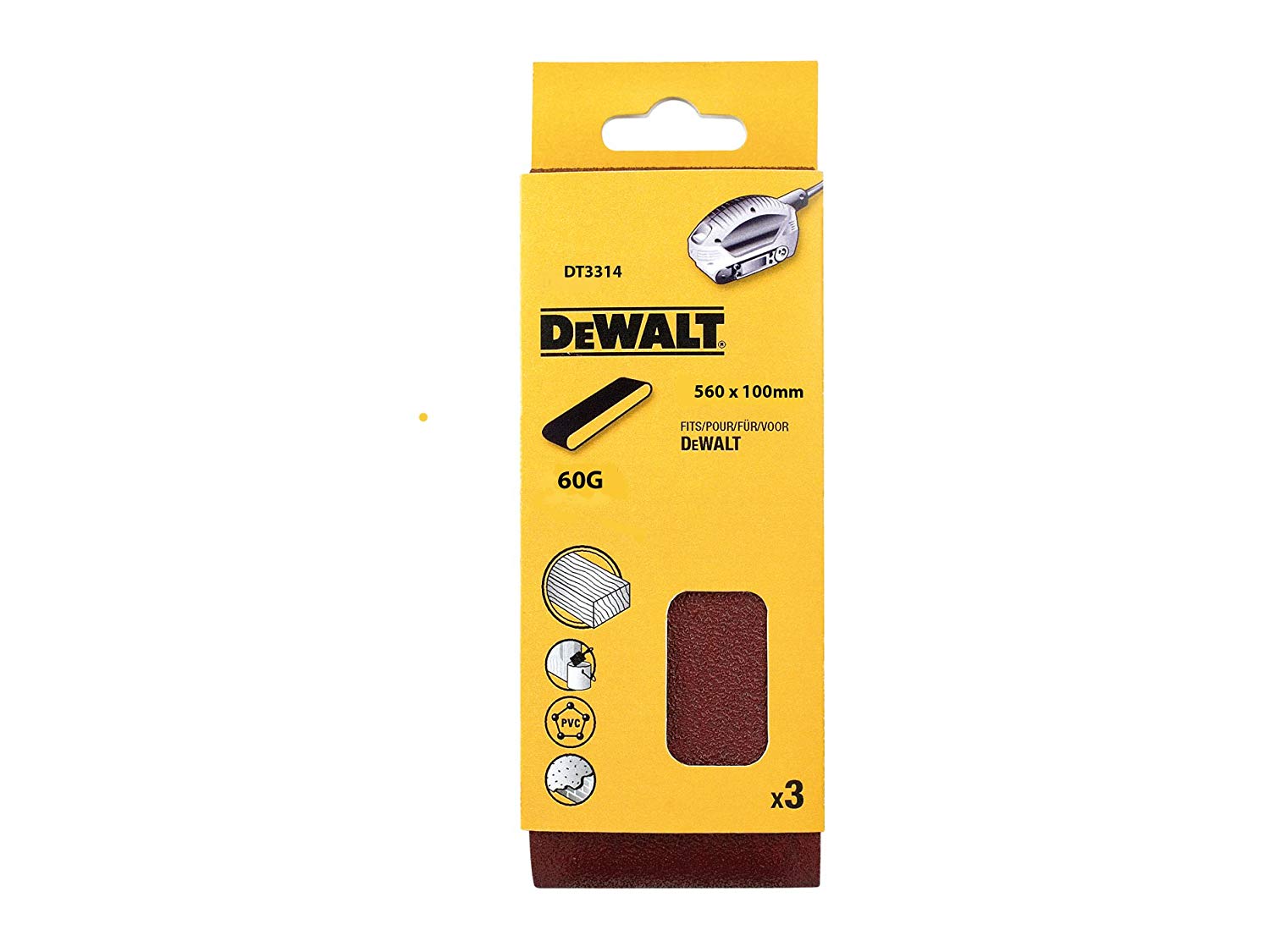 Dewalt DT3314 Tank Zımpara Kayışı, 100 X 560 Mm, 60 Gr