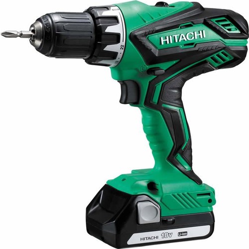 Hitachi DV18DJL 18Volt/1.5Ah Li-ion Dual Cordless Professional Hammer Drill